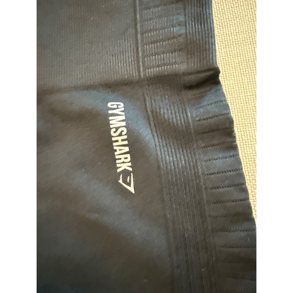 Gymshark Energy+ Seamless Leggings Womens Black High Waisted Eyelet Workout Yoga - Picture 8 of 9